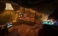 Rem's secret room at the hideout