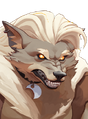 Silver's werewolf form card