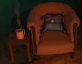 Rem's pillow hint at the hideout.