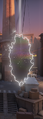 In-world visual effect of unopened Unstable Rift