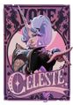 "Vote for Celeste" poster/spray from the 1/23/26 major update