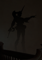 Celeste's shadow in the hideout