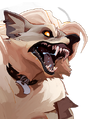 Gloat portrait for Silver (werewolf form)